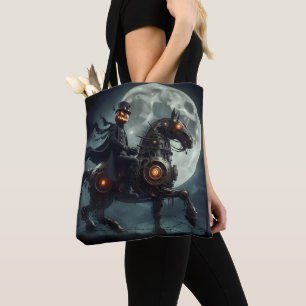 Halloween Steampunk Paard zonder Hoofd Draagtas
