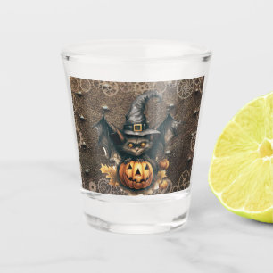 Halloween Steampunk Shot Glass Glas
