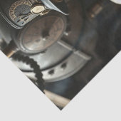 Halloween Steampunk Skeleton Tissuepapier (Detail)