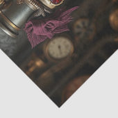 Halloween Steampunk Skeleton Tissuepapier (Detail)