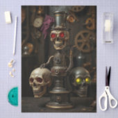 Halloween Steampunk Skeleton Tissuepapier (Craft)