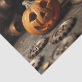 Halloween Steampunk Skull Tissuepapier (Detail)