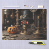 Halloween Steampunk Skull Tissuepapier (Craft)