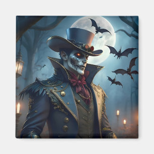 Halloween Steampunk Southern Gothic Zombie Magneet