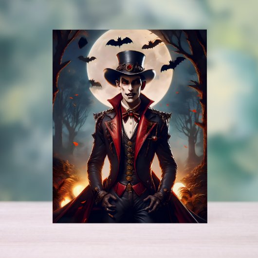 Halloween Steampunk Vampire Zombie Acryl Bord (Neutraal)