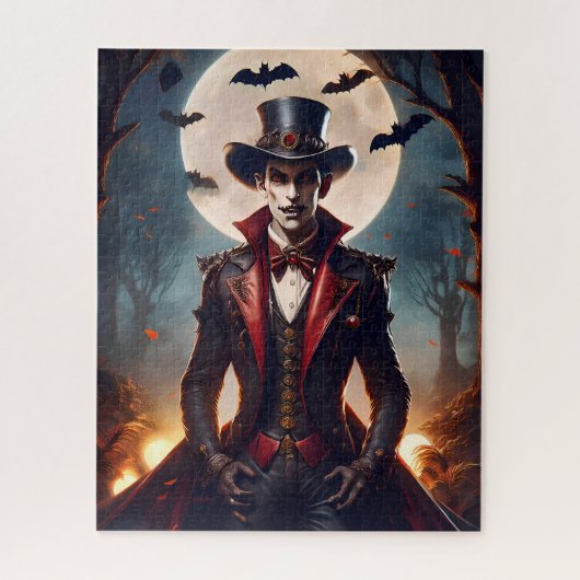 Halloween Steampunk Vampire Zombie Legpuzzel (Verticaal)
