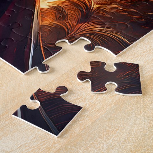 Halloween Steampunk Vampire Zombie Legpuzzel (Zijkant)