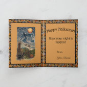  Halloween Sterrennacht Kaart (Binnen)