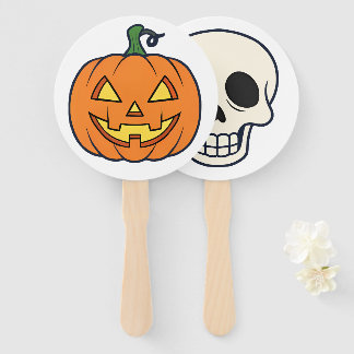 Halloween Stick Faces - Dubbelzijdige Party Props Handwaaier