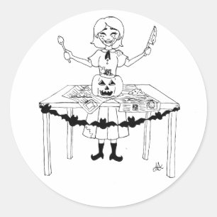 Halloween sticker