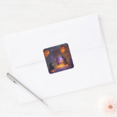 Halloween Sticker Haunted Pumpkin Laboratory (Envelop)