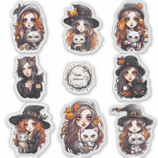 Halloween Sticker Set (Voorkant)
