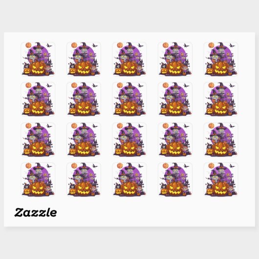 Halloween stickers (Feuille)