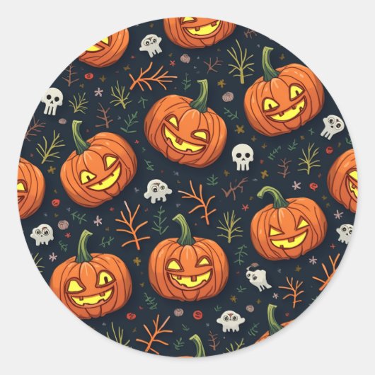 Halloween Stickers en labels (Voorkant)