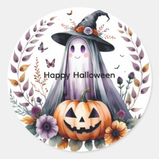 Halloween stickers en labels