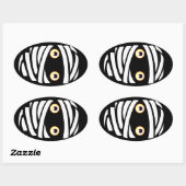 Halloween Stickers Fun Personalized Mummy Stickers (Vel)