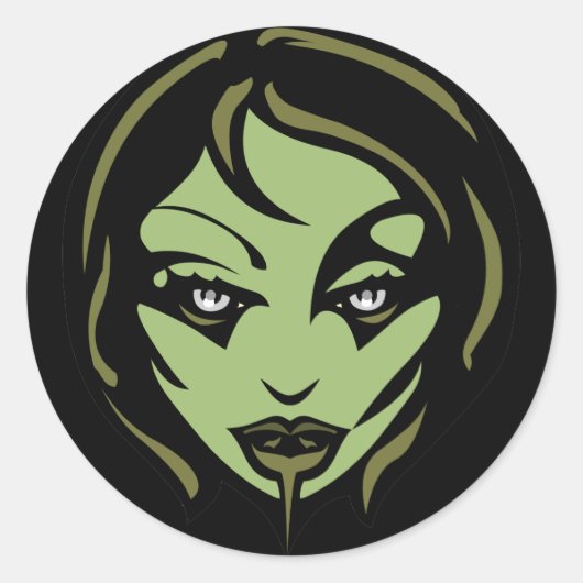 Halloween Stickers Personaliseerde Zombie Stickers (Voorkant)