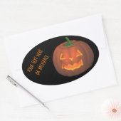 Halloween Stickers Personalized Pumpkin Stickers (Envelop)