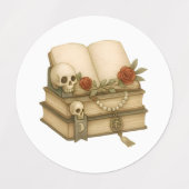  Halloween Stickers – Pompoen, Spooky Dolls (Design 2)