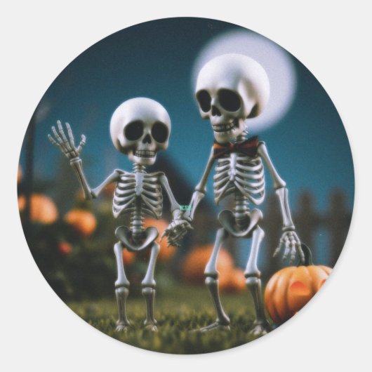 Halloween stickers schattig (Voorkant)