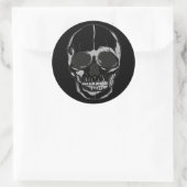 Halloween Stickers-schedel Ronde Sticker (Tas)