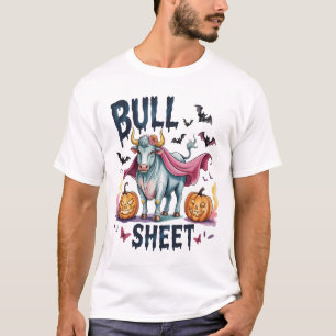 Halloween stiervel, Grappige spookkoe T-shirt
