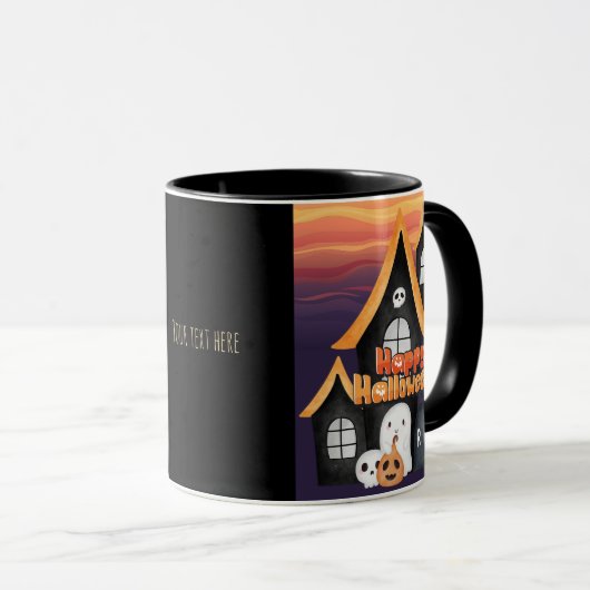 Halloween stijl collectie mok (Voorkant rechts)