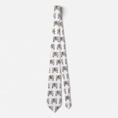 Halloween-stijl schedel, vleermuizen, spinnenwebbe stropdas (Voorkant)