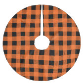 Halloween-Stippen gepenseld Polyester Tree Skirt Kerstboom Rok (Voorkant)
