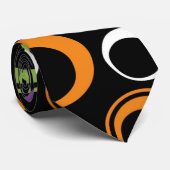 Halloween Stippen Stropdas (Opgerold)
