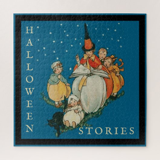  Halloween Storytime Little Witch Black Cat Legpuzzel (Verticaal)