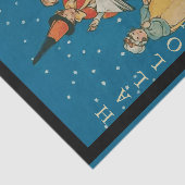 Halloween Storytime Little Witch Black Cat Tissuepapier (Detail)