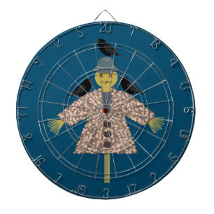 Halloween Straw Scarecrow en Ravens Dartbord