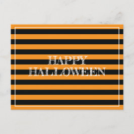 Halloween Strepen Briefkaart
