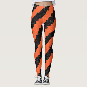 halloween strepen leggings