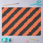 halloween strepen tissuepapier (Craft)