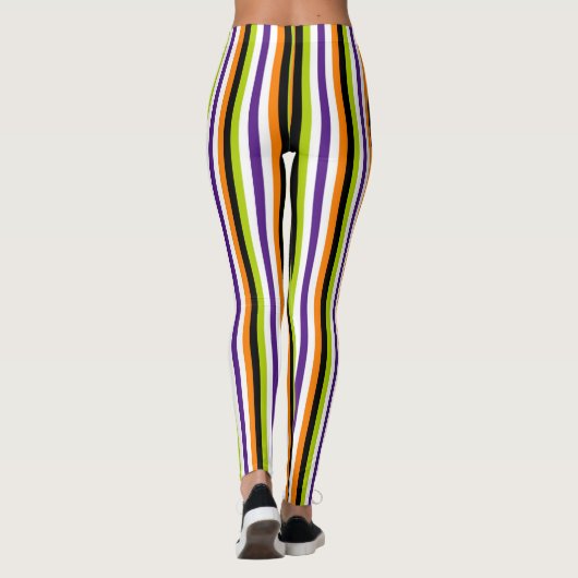Halloween strié Leggings (Dos)