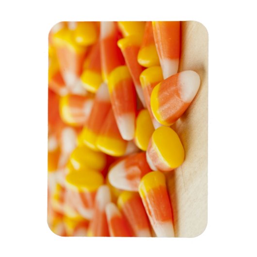 Halloween Striped Candy Corn Magneet (Verticaal)