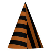 Halloween Stripes Feesthoedjes (Achterkant)