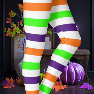Halloween Stripes Leggings