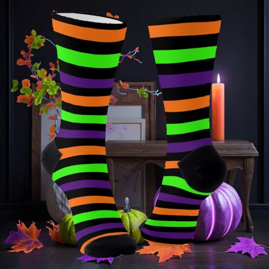 Halloween Stripes Sokken