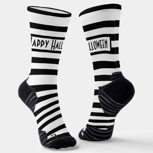 Halloween Stripes Sokken (Gebogen)