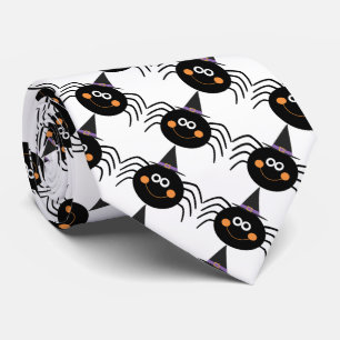 Halloween Stropdas/Cute Spiers Stropdas