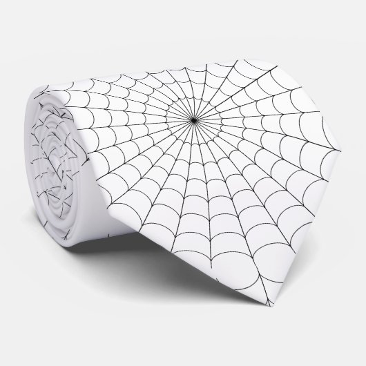 Halloween-Stropdas/spinweb Stropdas (Opgerold)