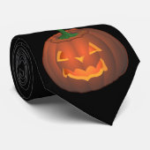 Halloween Stropdassen Cute Pumpkin Neckties Custom (Opgerold)