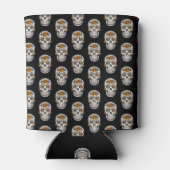 Halloween Sugar Skull | Aangepaste tekst Blikjeskoeler (Achterkant)