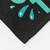 Halloween Summer Chilling to the Bone Skeleton Flo Fleece Deken (Hoek)