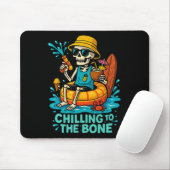 Halloween Summer Chilling to the Bone Skeleton Flo Muismat (Met muis)