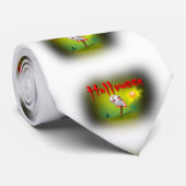 Halloween Sunshine Ghost - Stropdas (Opgerold)