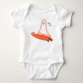 Halloween Surfer Ghost Romper (Voorkant)